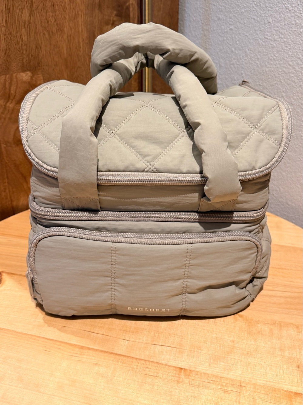Bagsmart Insulated Lunch Tote Bag with Dual Compartments